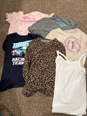 Leopard Print Long Sleeve Top - Kids